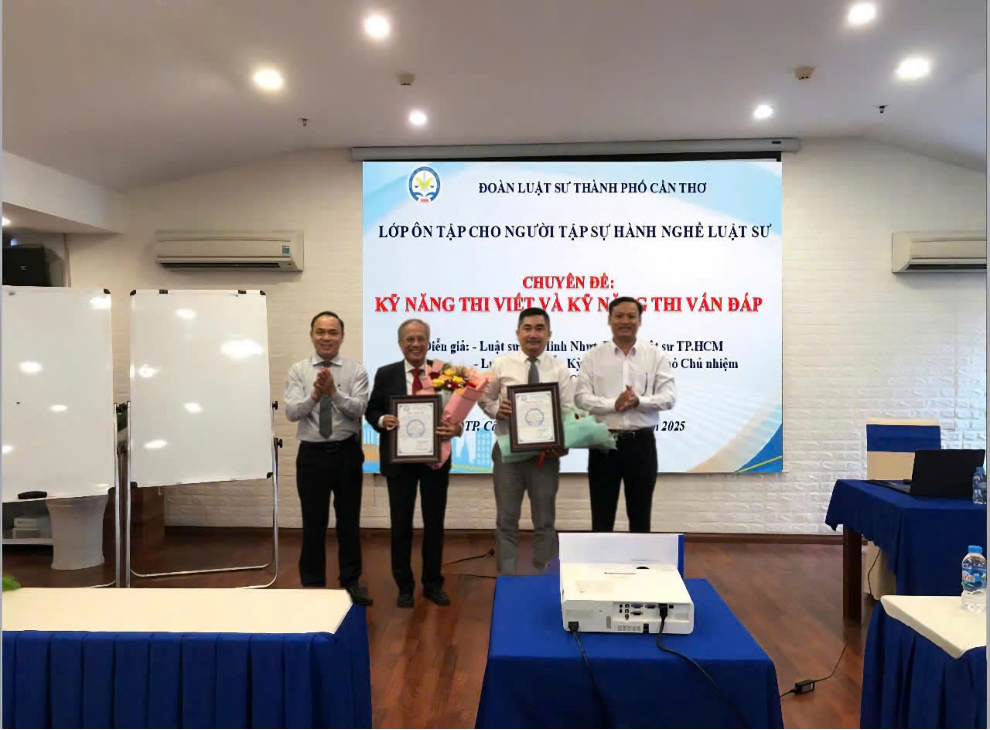 Đoàn Luật sư TP Cần Thơ thành công tổ chức lớp ôn tập cho Người tập sự hành nghề Luật sư đợt 1 năm 2025